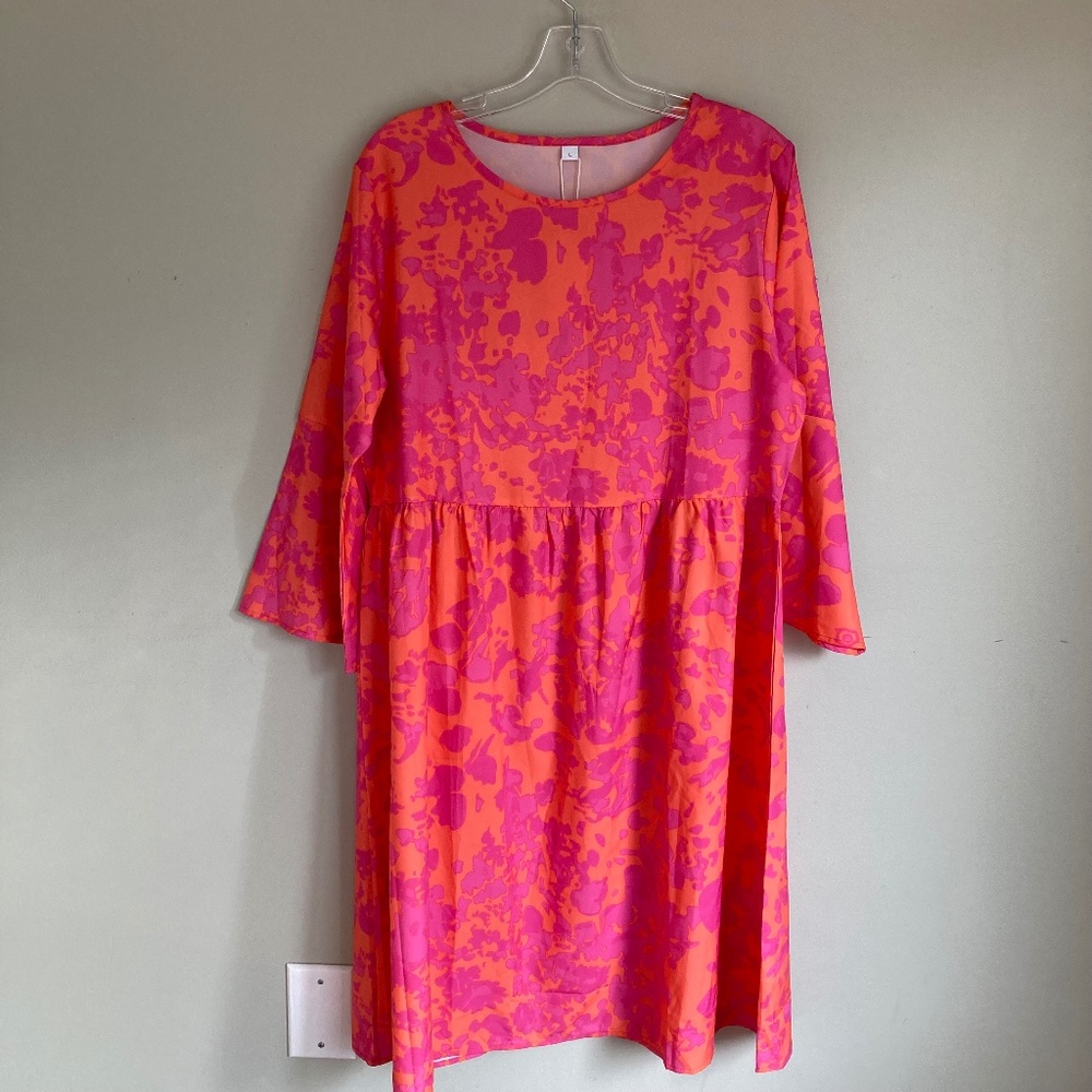 Bright Boho Chic Midi/Mini Dress by Made with ❤️